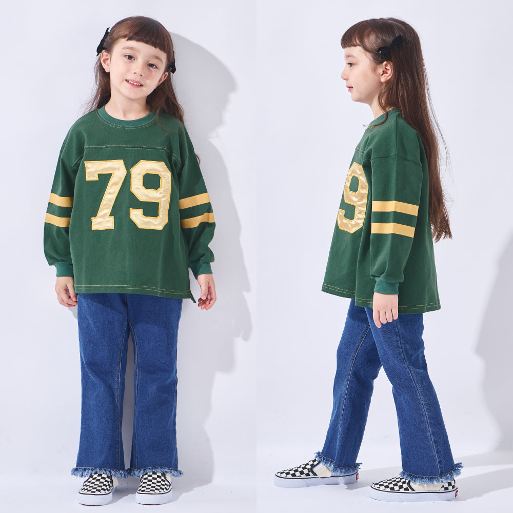 こなれ感アップ ナンバリング長袖Tシャツ