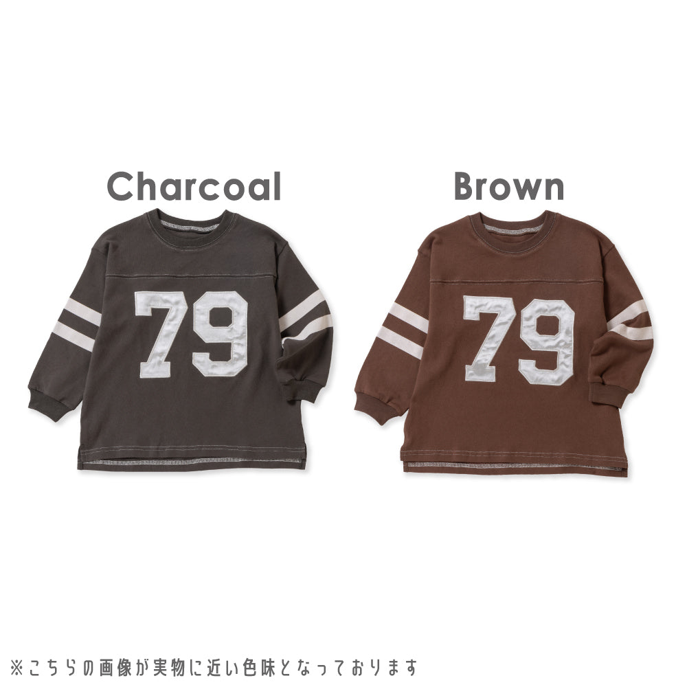 こなれ感アップ ナンバリング長袖Tシャツ