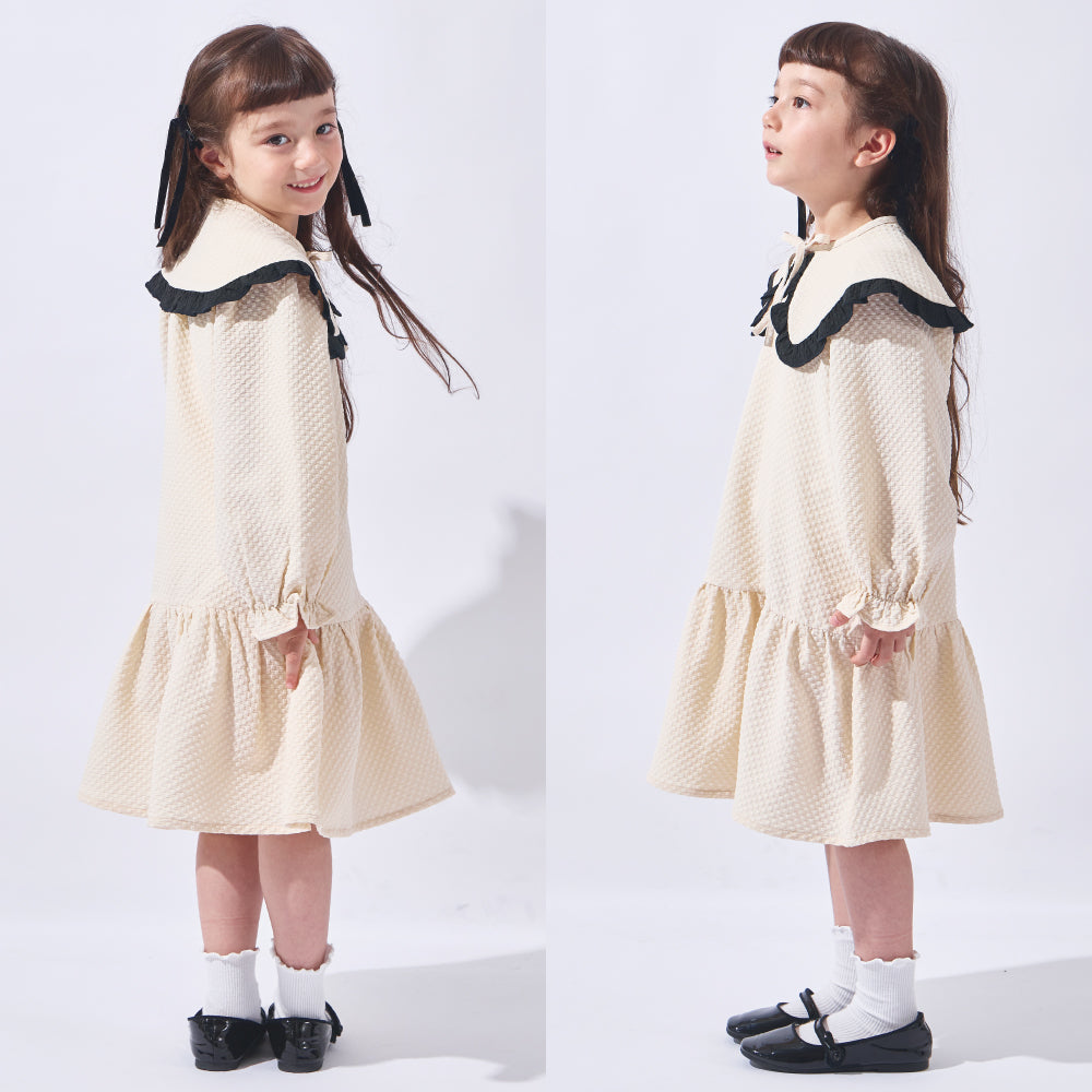 ビッグカラー ワンピース