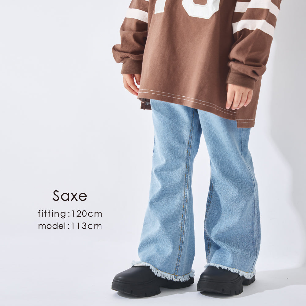 デニム フレアパンツ