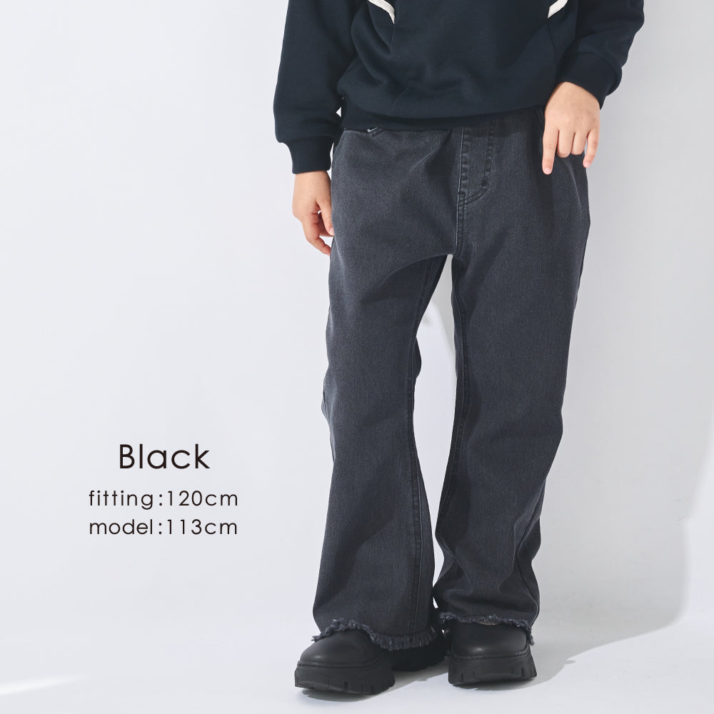 デニム フレアパンツ