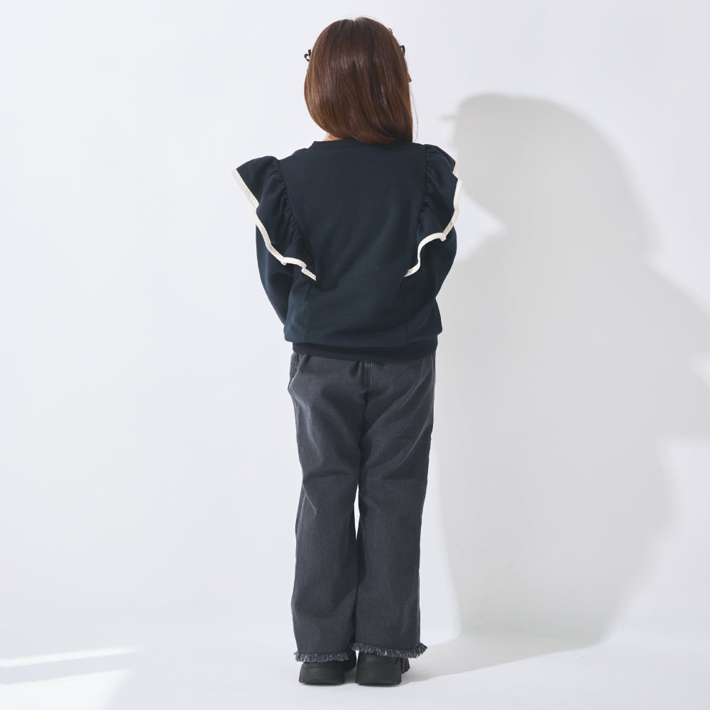 デニム フレアパンツ