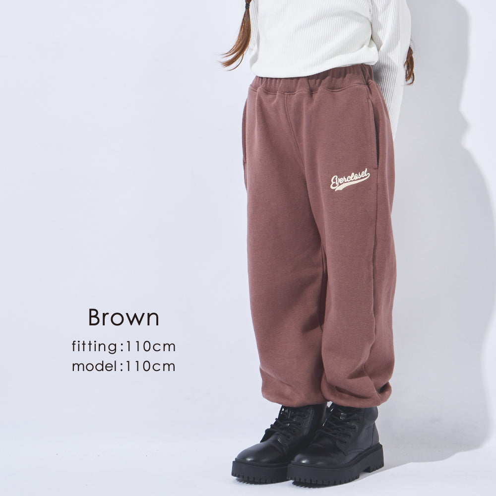 裏起毛ジョガーパンツ