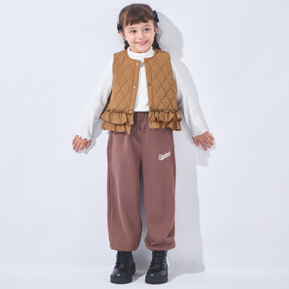 【かるぽか裏起毛】毎日はきたい 裏起毛らくちんパンツ