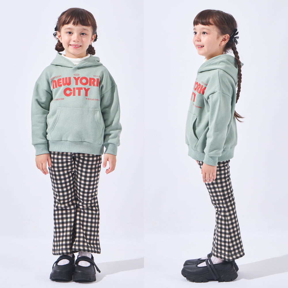 裏起毛 プリント フーディー