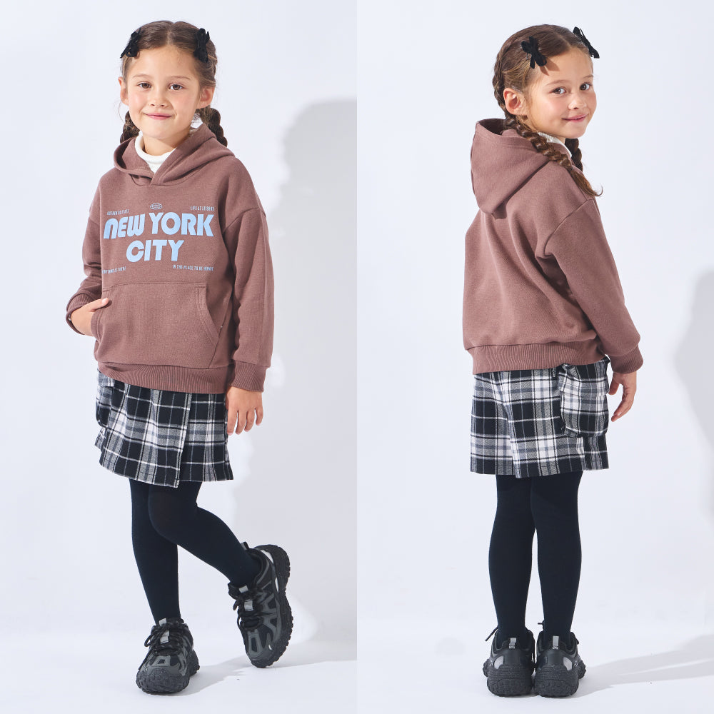 裏起毛 プリント フーディー