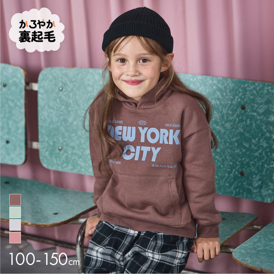 裏起毛 プリント フーディー