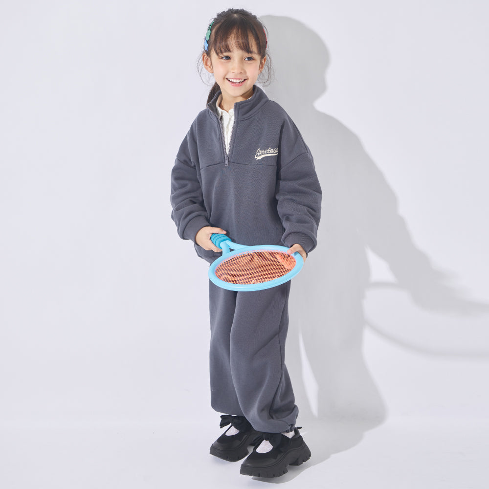 【かるぽか裏起毛】旬顔ハーフジップ 裏起毛トレーナー 商品画像3