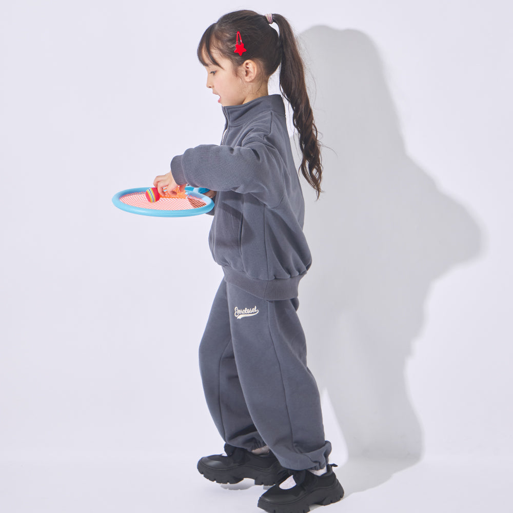 【かるぽか裏起毛】旬顔ハーフジップ 裏起毛トレーナー