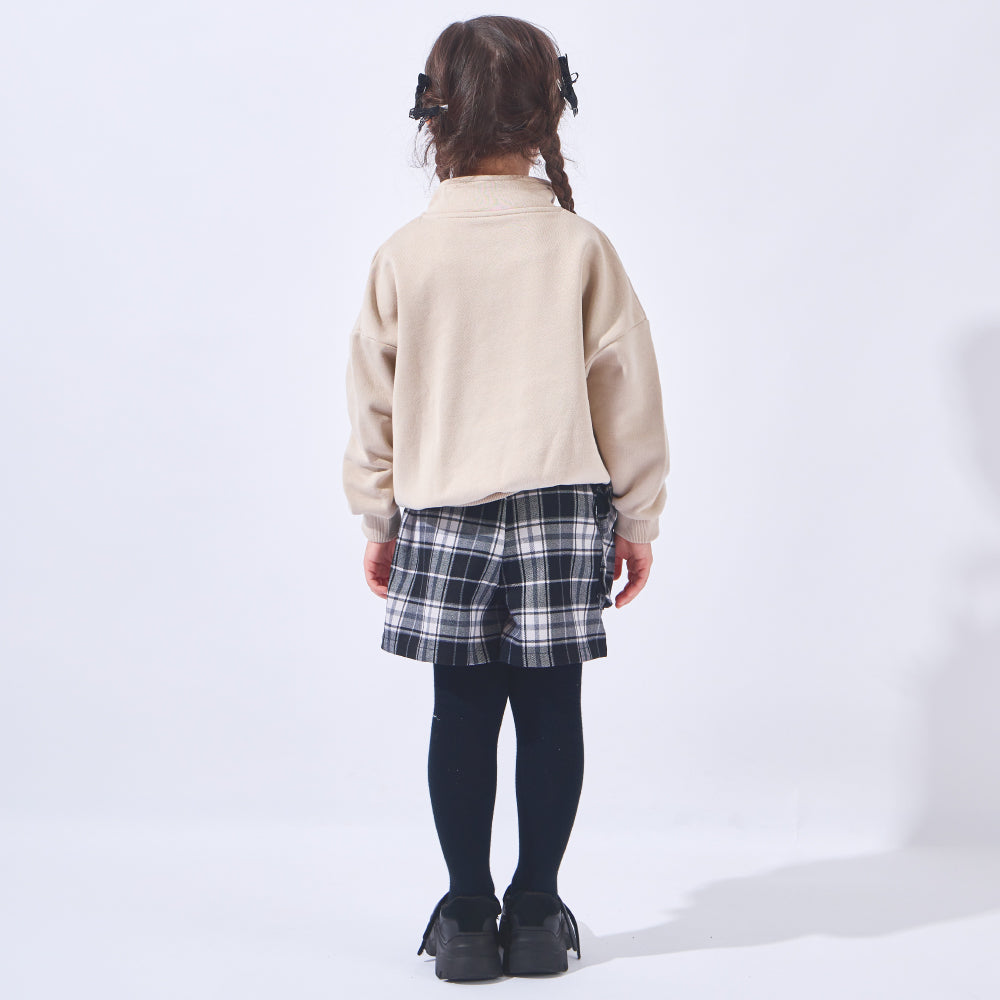 【かるぽか裏起毛】旬顔ハーフジップ 裏起毛トレーナー
