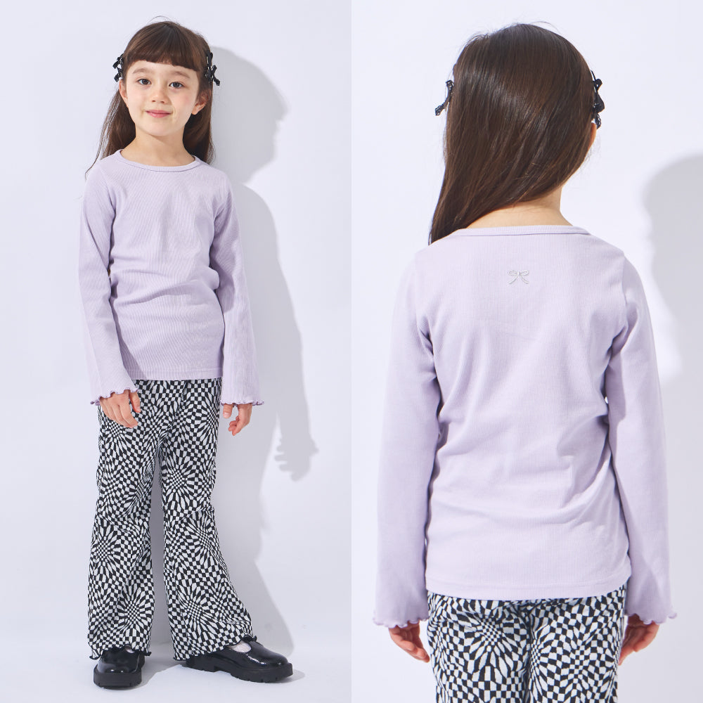 【2026年 春新作】ストレッチリブ長袖Tシャツ