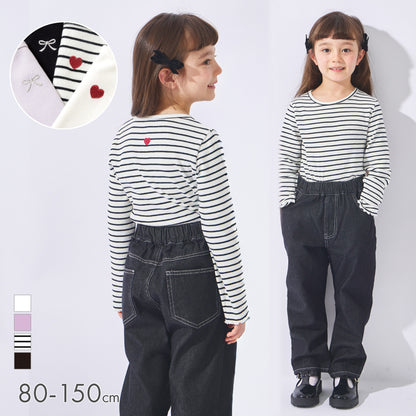 【2026年 春新作】ストレッチリブ長袖Tシャツ