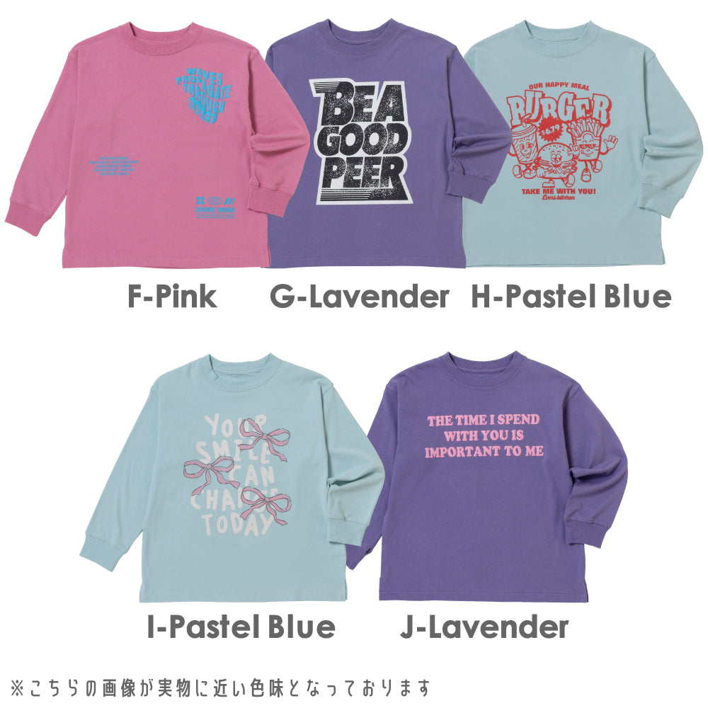 【2026年 春新作】プリント 長袖 Tシャツ