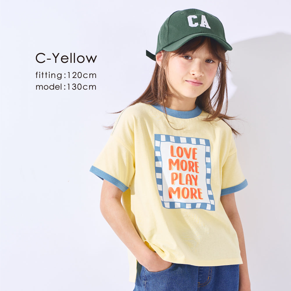 【2026年 春新作】リンガー デザイン Tシャツ