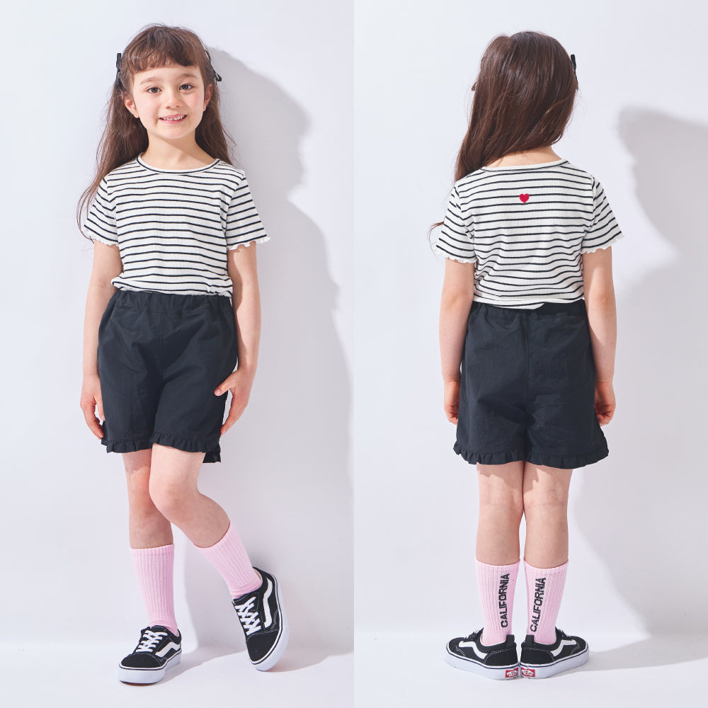 はっ水 女の子 無地ショートパンツ