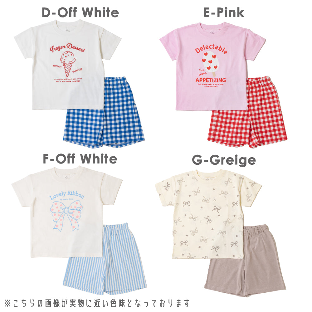 プリント半袖ルームウェア