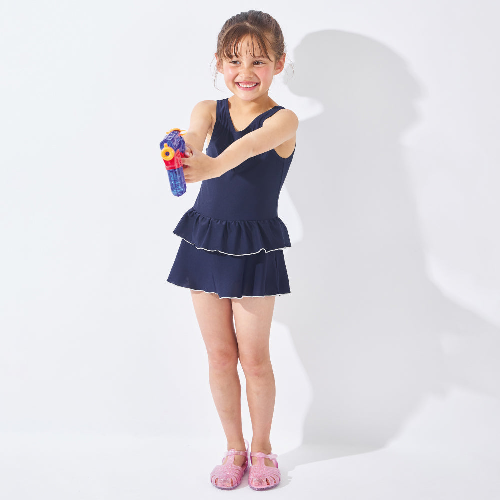 【2026年 春新作】UVカット率97% インナーパンツ付き スクール水着