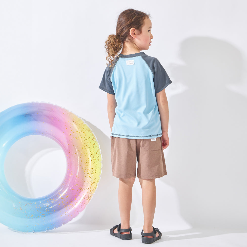 水陸両用メッシュ半袖Tシャツ