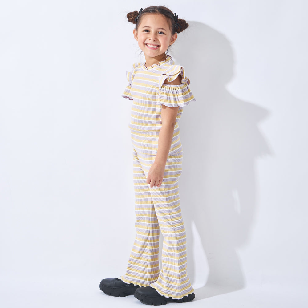 【2026年 春新作】肩あきフリルトップス