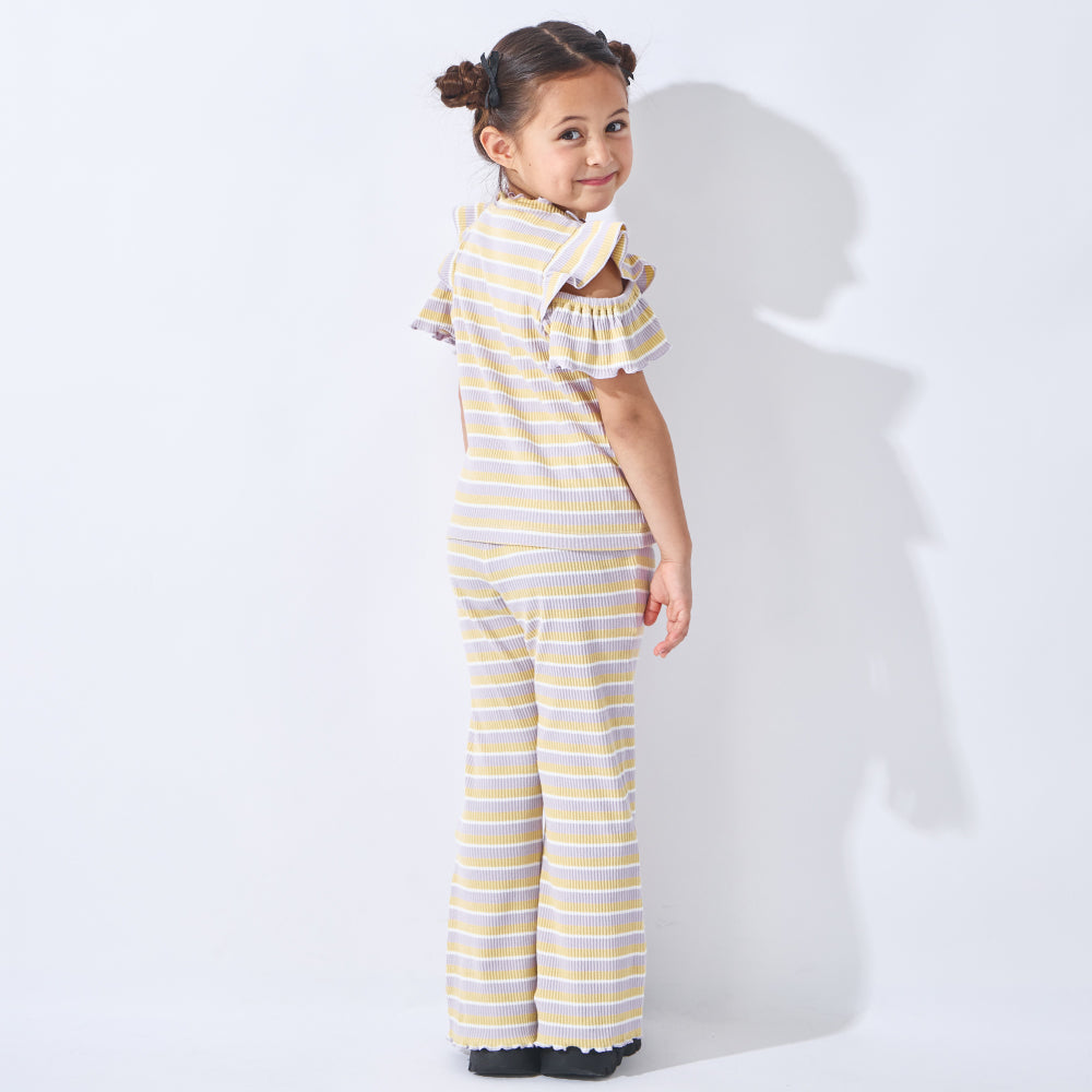 【2026年 春新作】肩あきフリルトップス