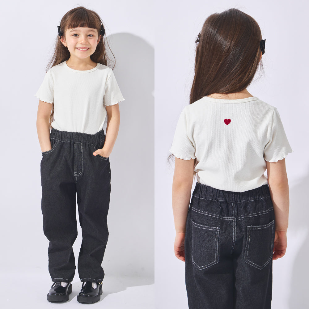 【2026年 春新作】ストレッチリブ半袖Tシャツ
