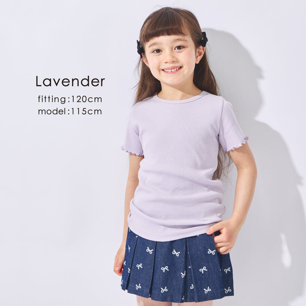 【2026年 春新作】ストレッチリブ半袖Tシャツ