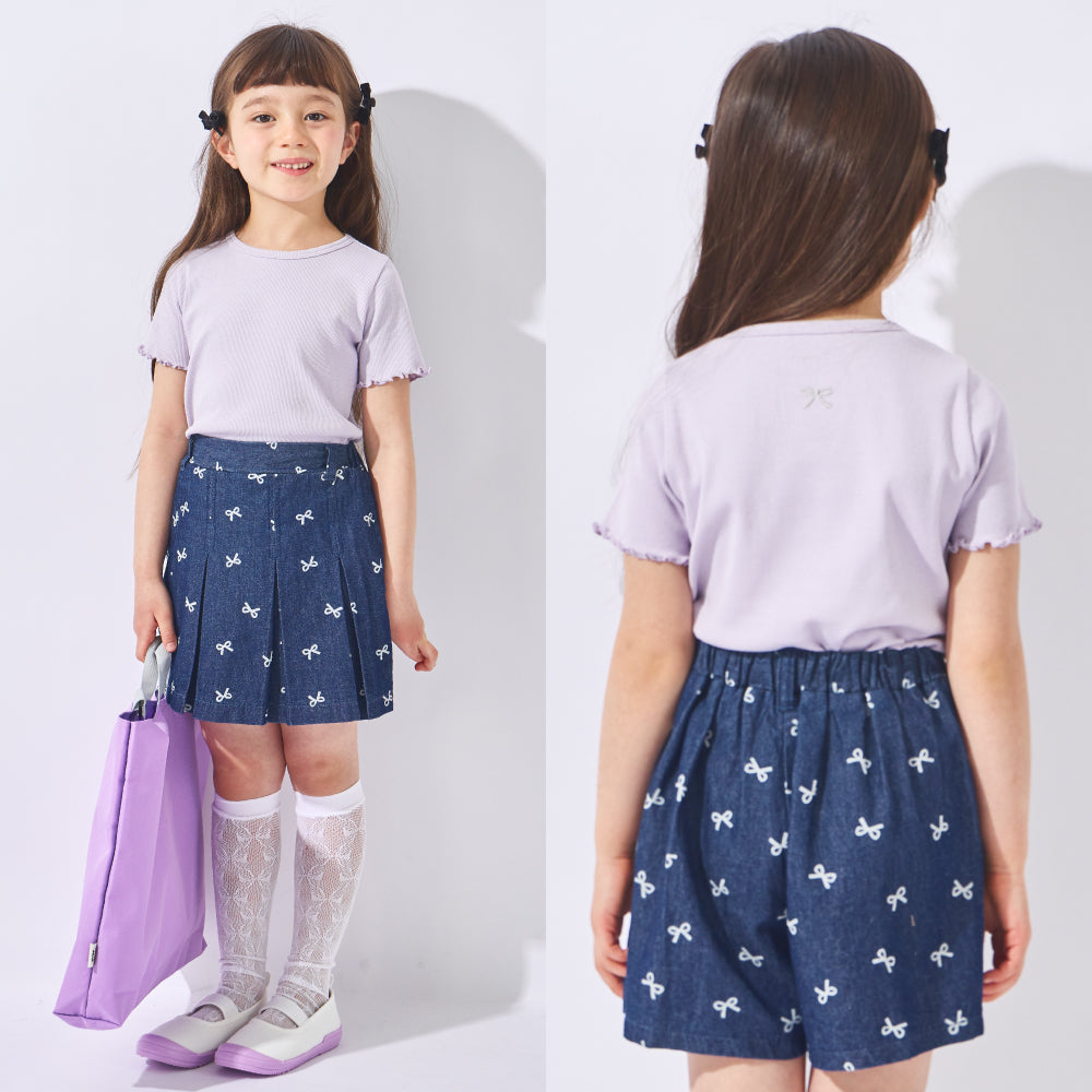 【2026年 春新作】ストレッチリブ半袖Tシャツ