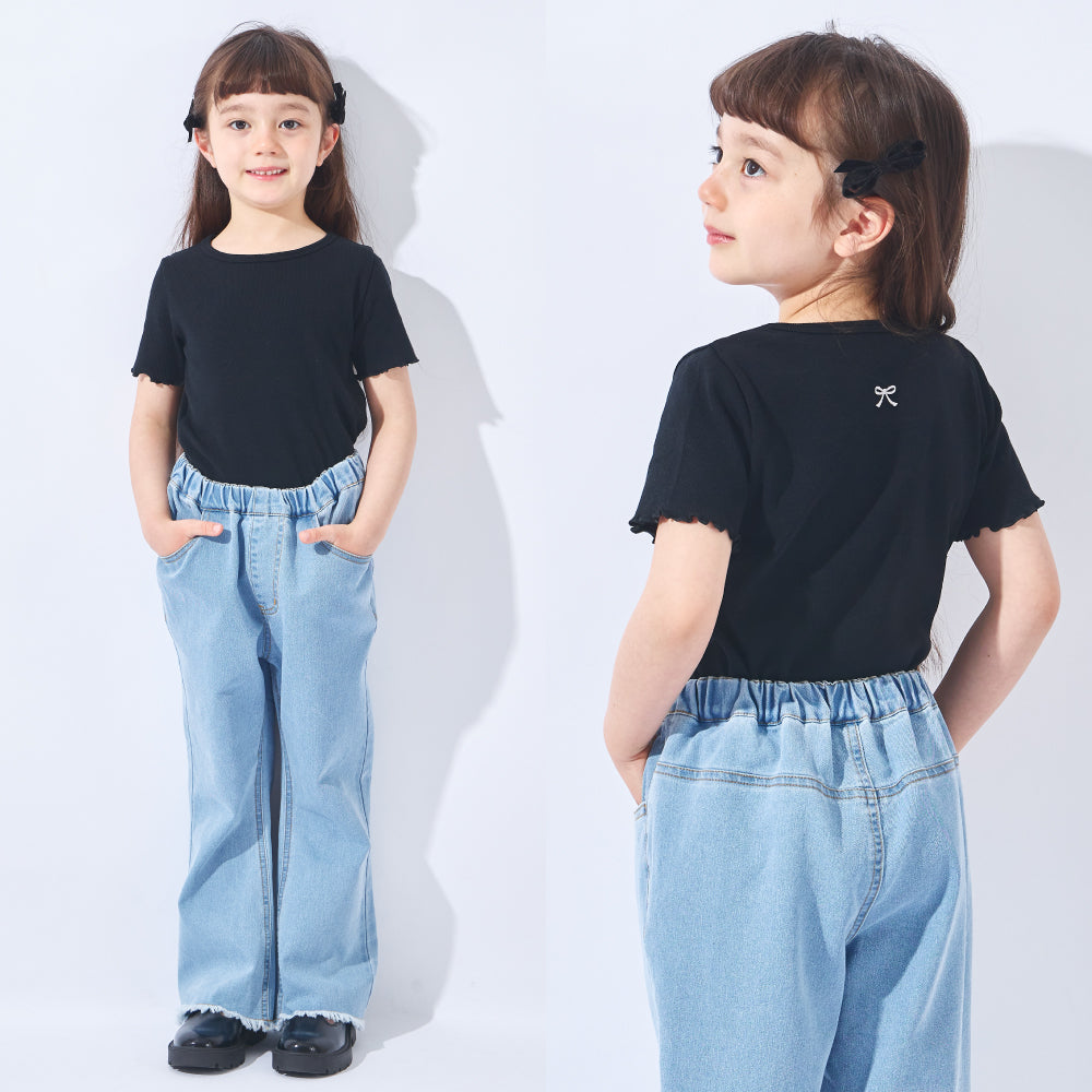 【2026年 春新作】ストレッチリブ半袖Tシャツ