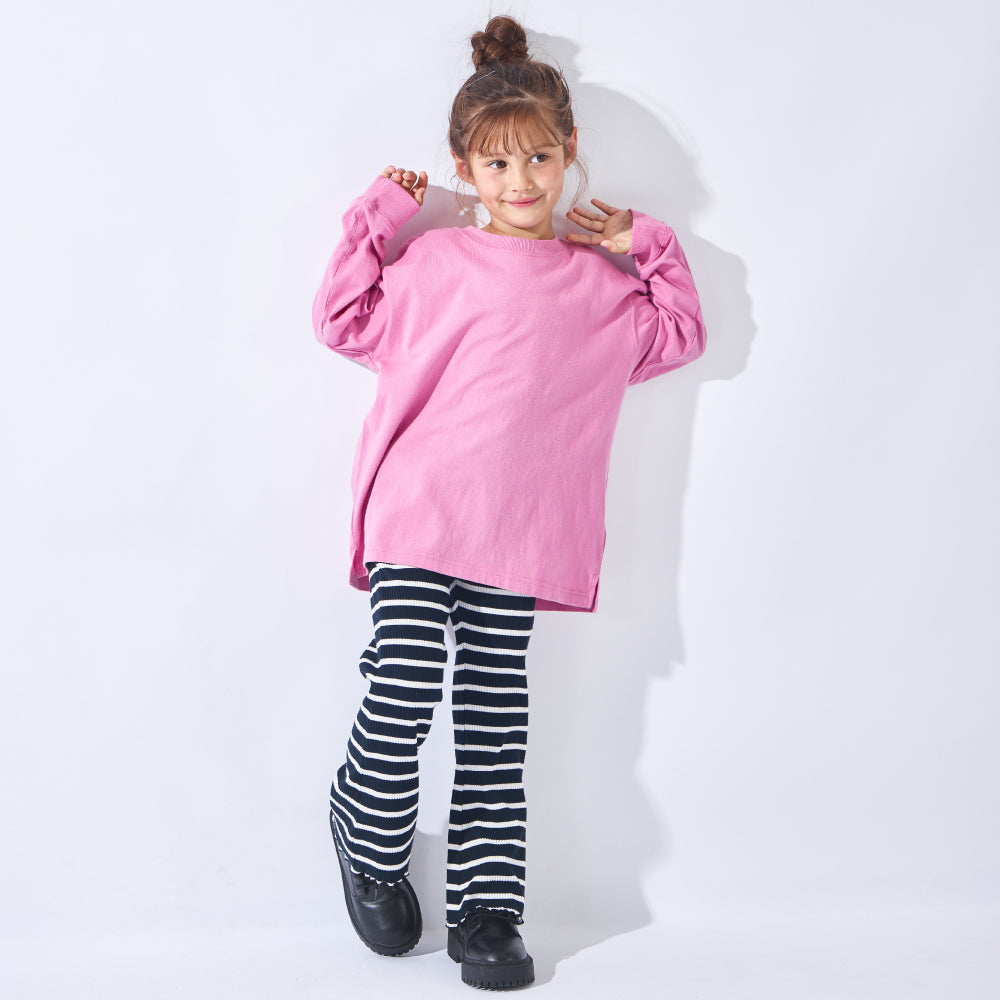 【2026年 春新作】リブフレアパンツ