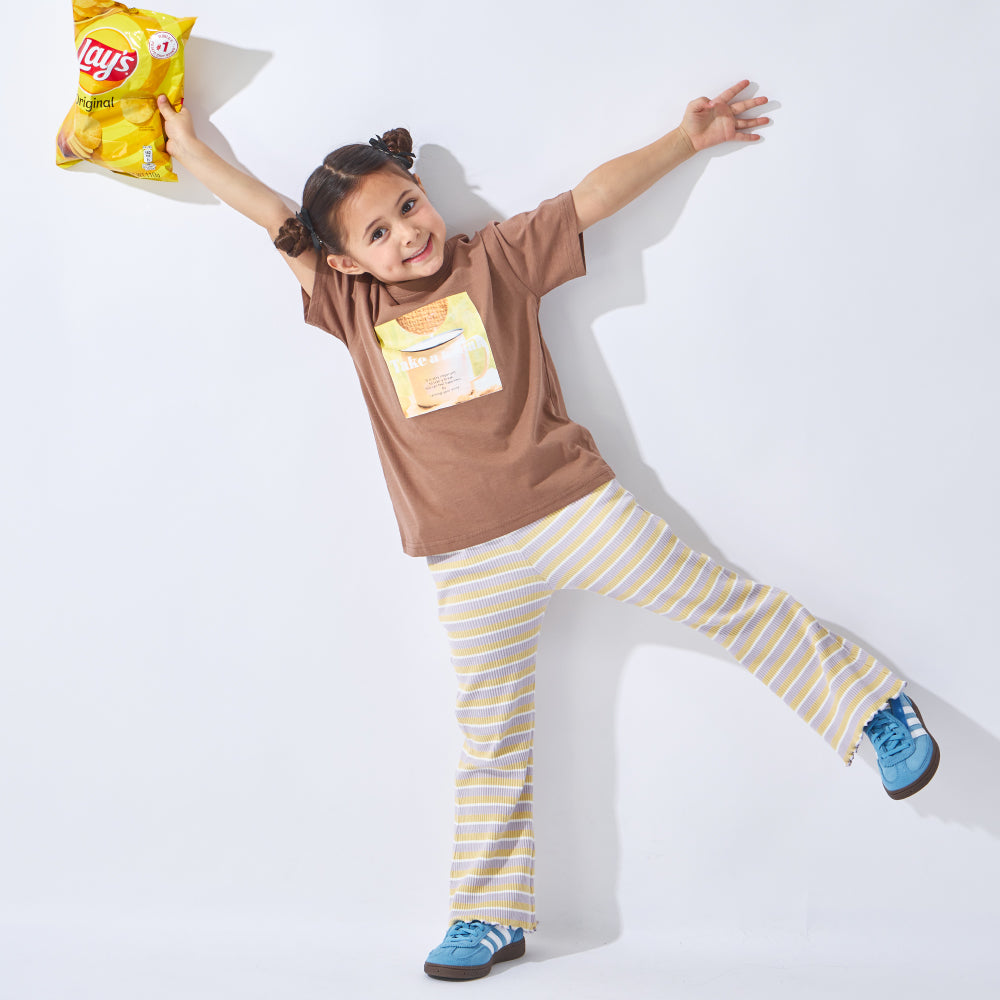 【2026年 春新作】リブフレアパンツ