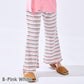 リブフレアパンツ