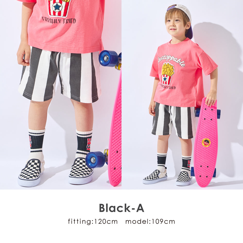 総柄ハーフパンツ