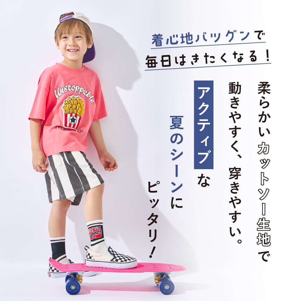 総柄ハーフパンツ