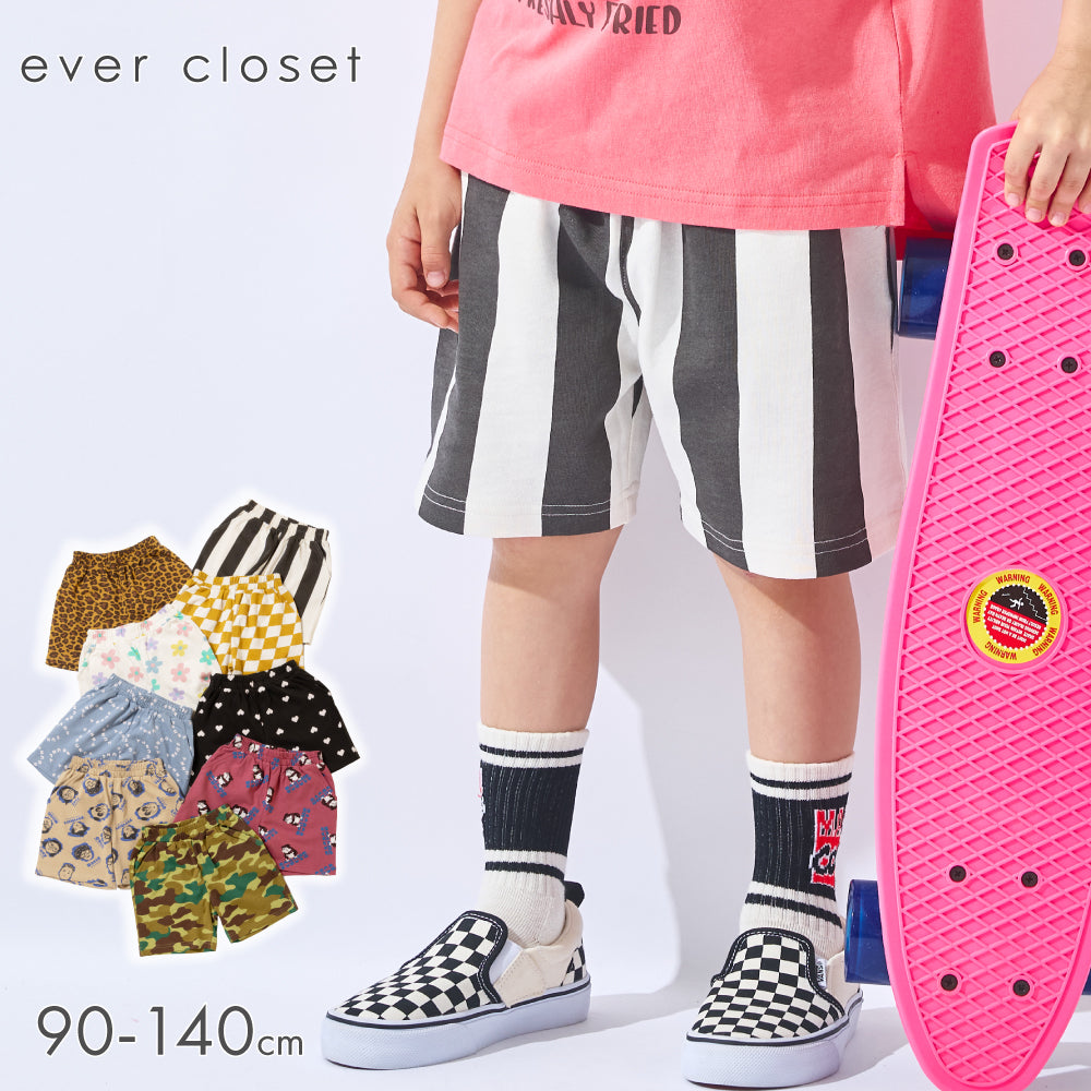 総柄ハーフパンツ