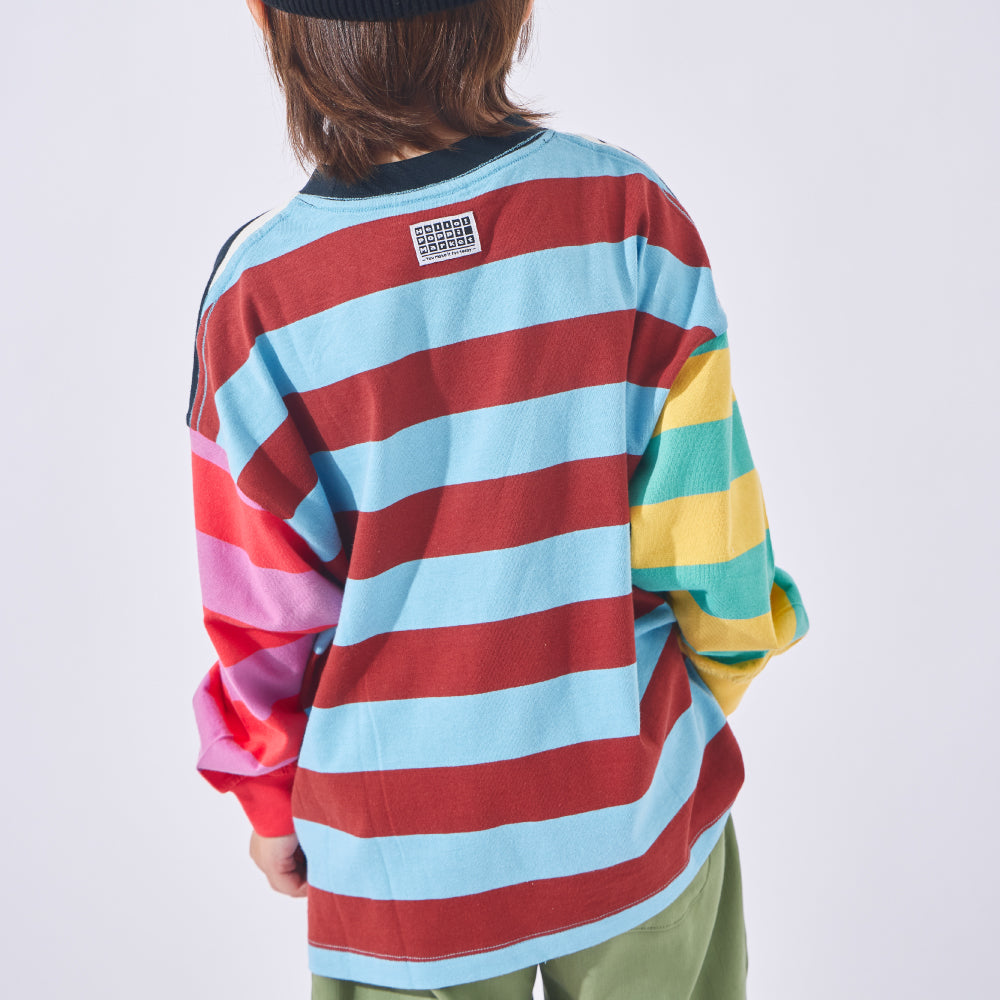 毎日のスタメン ボーダー長袖Tシャツ