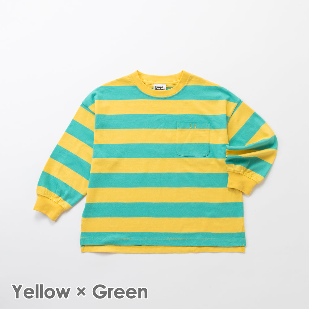 毎日のスタメン ボーダー長袖Tシャツ