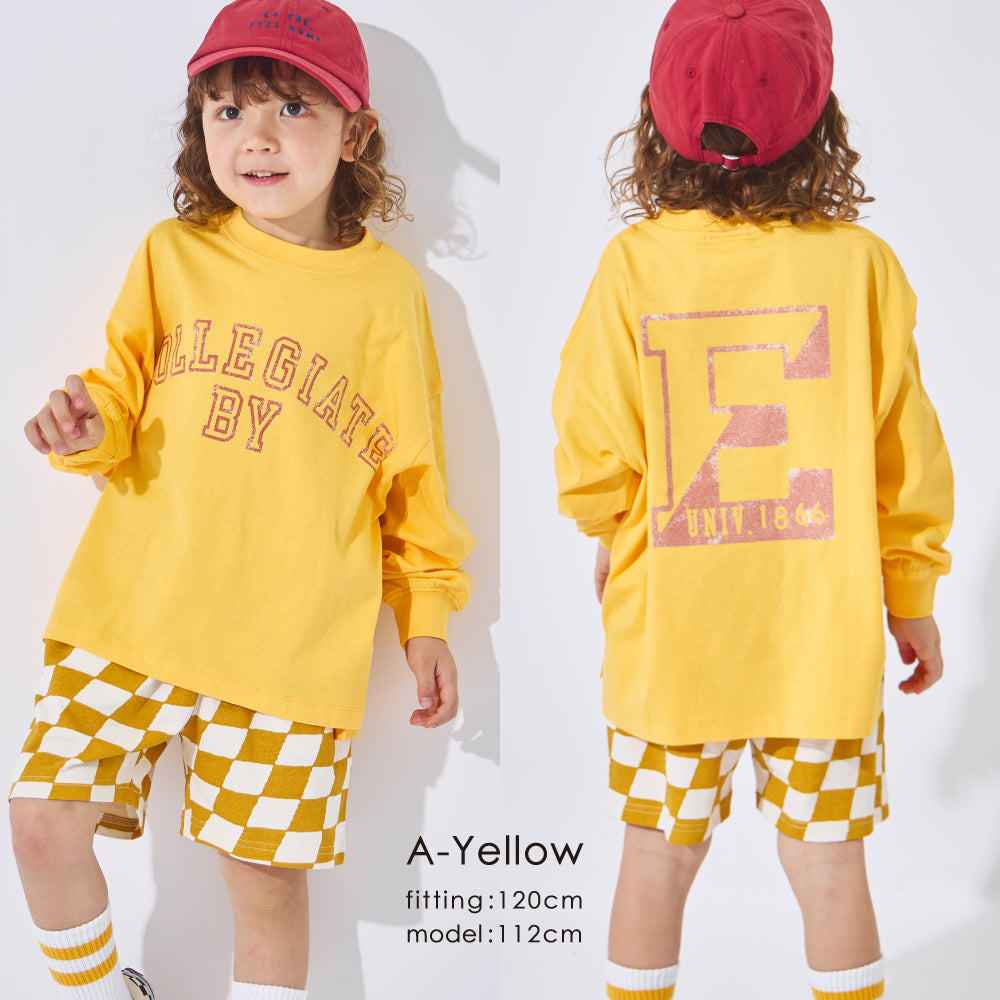 【Poppi Market】毎日のスタメン グラフィック長袖Tシャツ