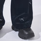 【ぬくコル】甘さをひとさじ リボン刺繍パンツ