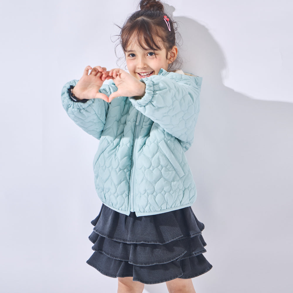 【予約商品】裏フリースであったか キルティングジャケット