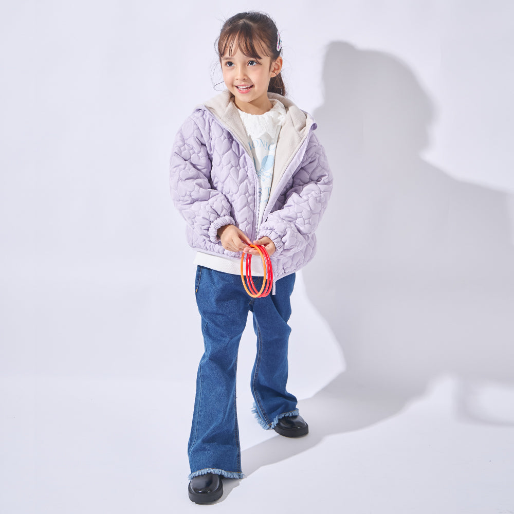 【予約商品】裏フリースであったか キルティングジャケット