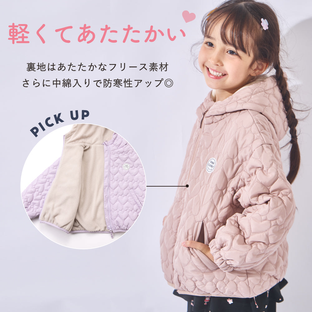 【予約商品】裏フリースであったか キルティングジャケット