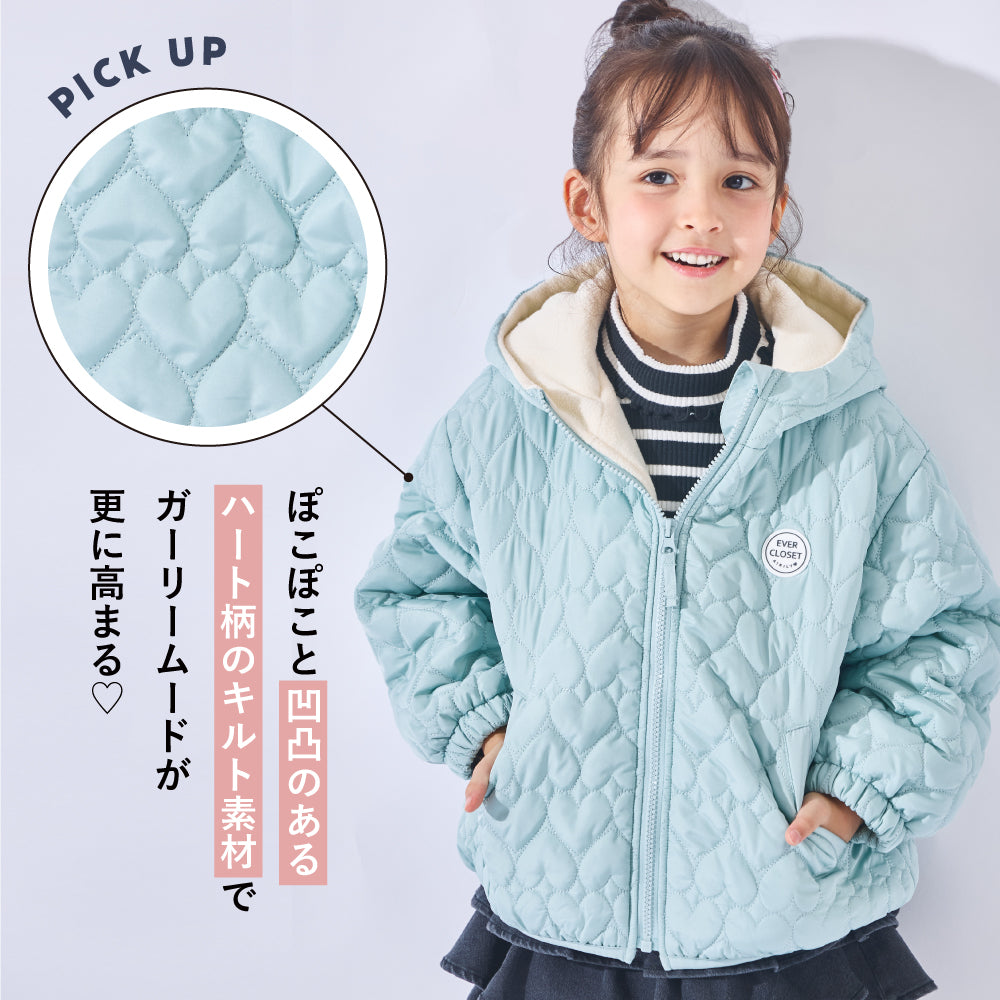 【予約商品】裏フリースであったか キルティングジャケット