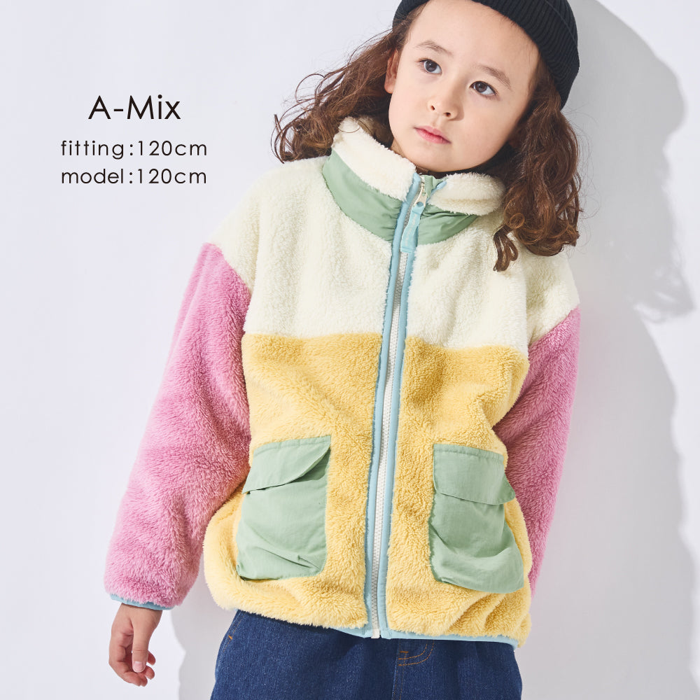 あったかファーフリースジャケット