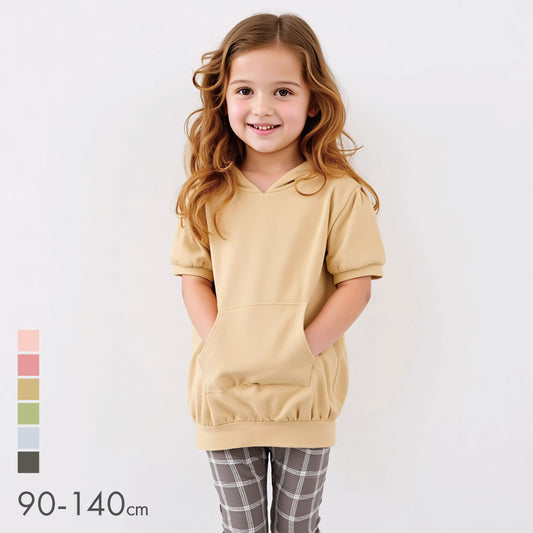 【OUTLET SALE】半袖パーカー ワンピース