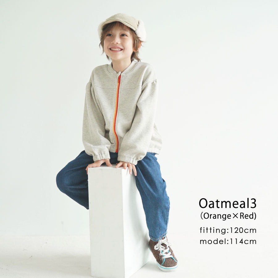 【OUTLET SALE】配色ジップパーカー