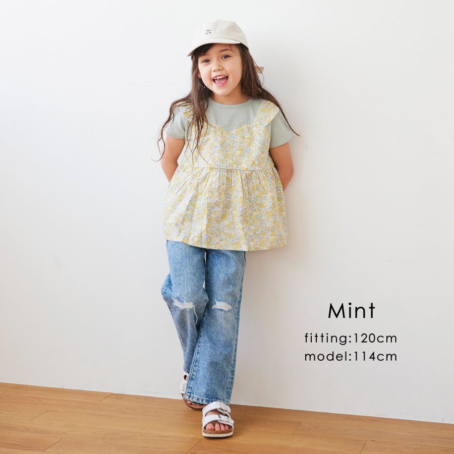 ドッキングTシャツ／ 子供服 女の子 女児 服 かわいい おしゃれ キッズ