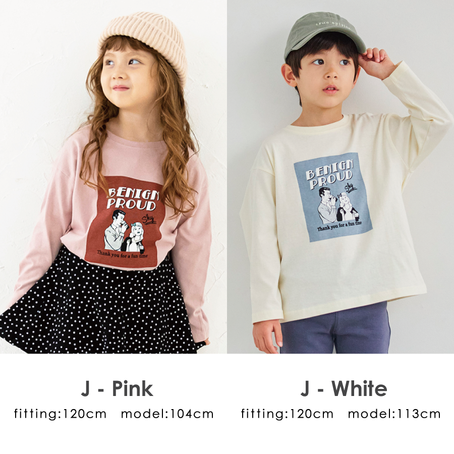 【OUTLET SALE】プリント長袖Tシャツ（グラフィック）